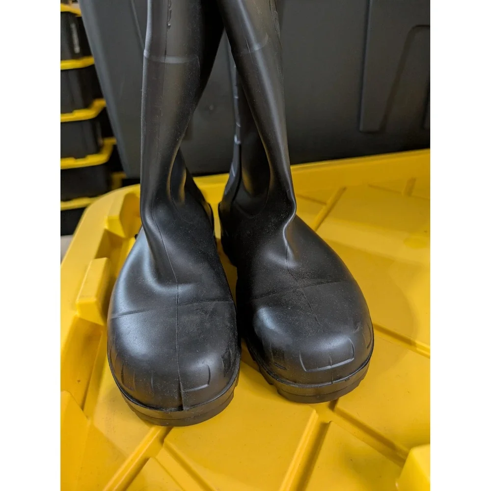 Dunlop Chesapeake Steel Toe Work Boots Black Waterproof Mens 7 Womens 9 USA Made